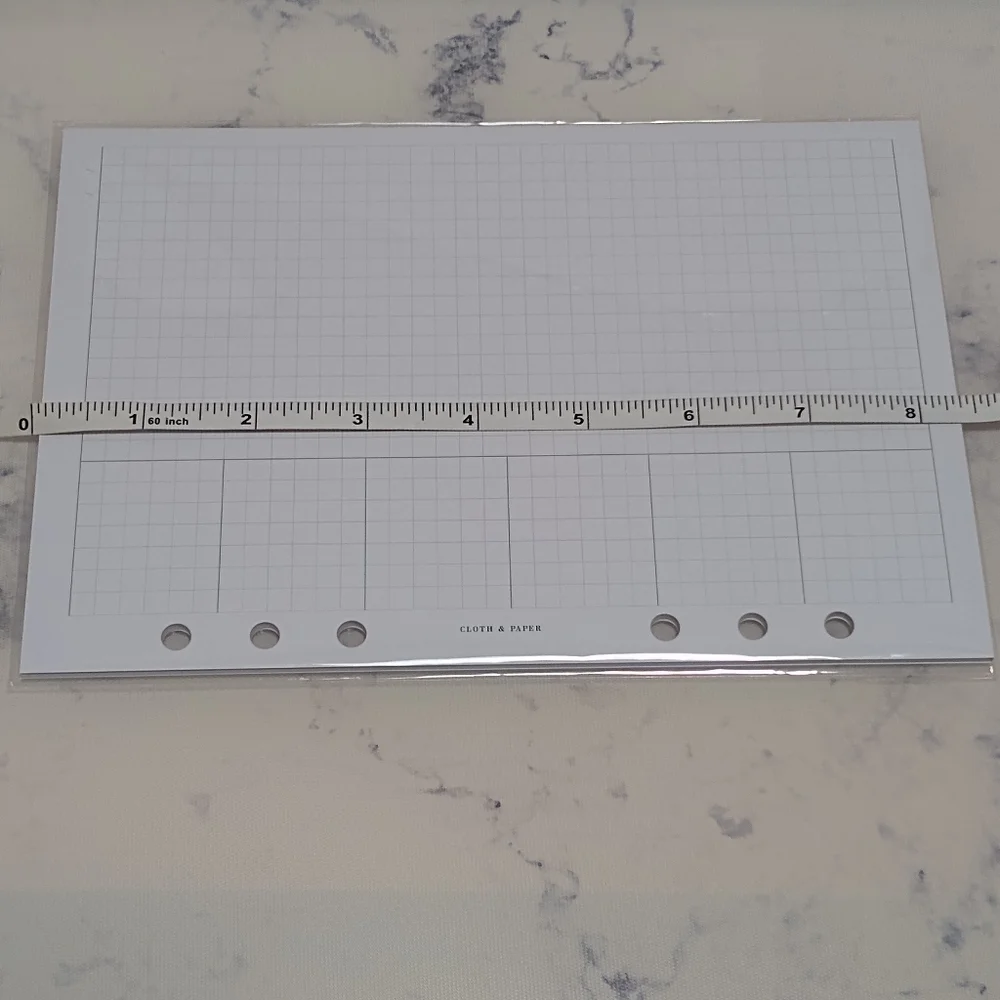 Cloth And Paper Ivy Lee Method Planner Inserts A5 SKU 3140321
